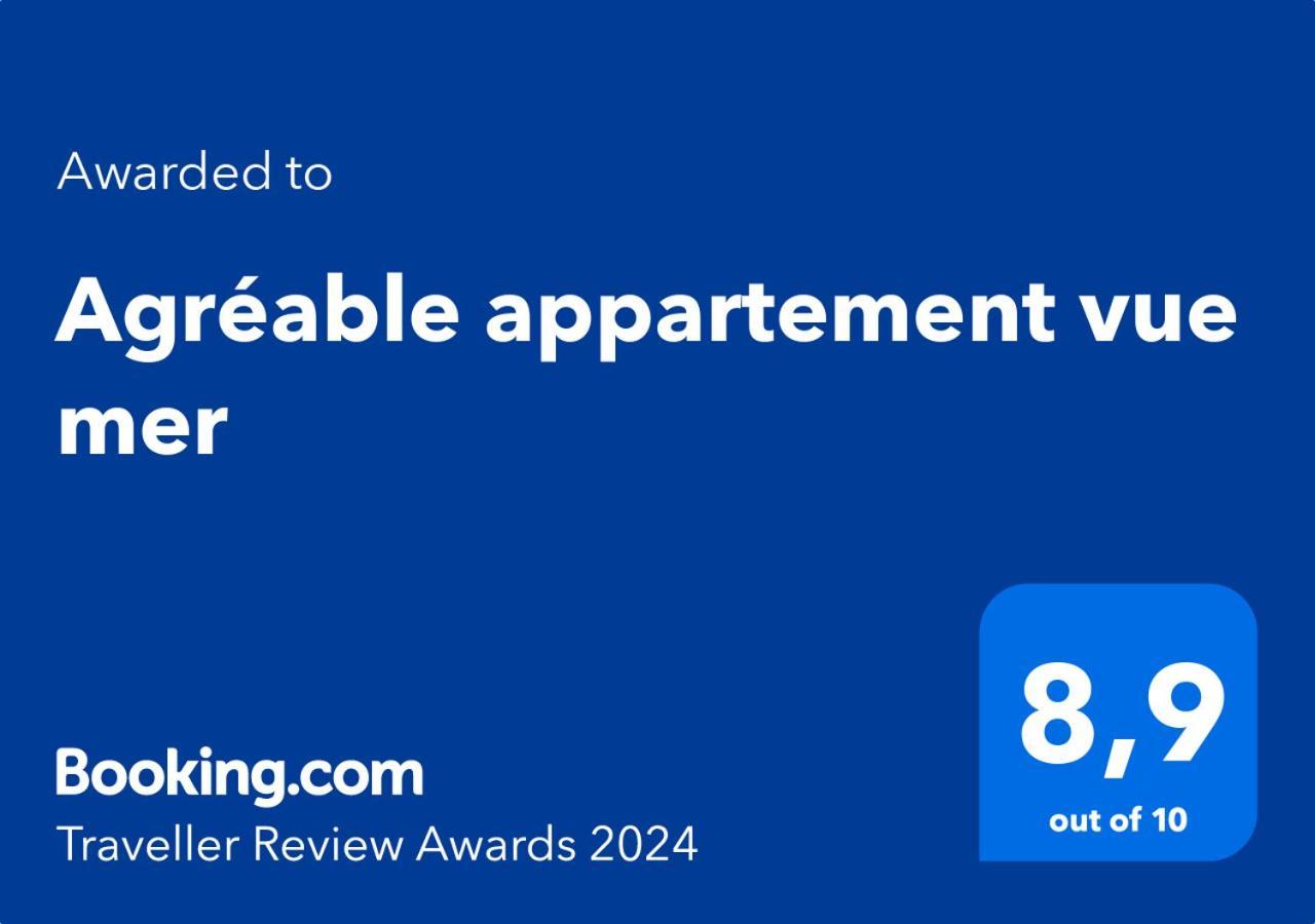 Agreable Appartement Vue Mer レ・ズィサンブル エクステリア 写真